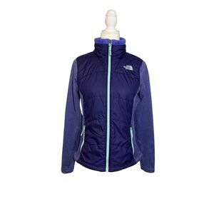 The North Face Agave Mash-Up full zip jacket - purple with teal accents - M